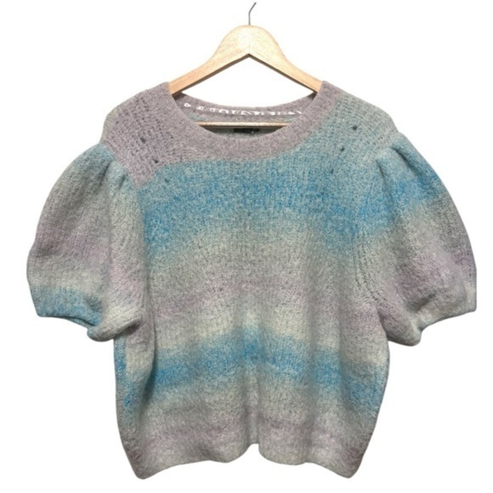 Wild Fable Cropped Ombre Fuzzy Sweater New Without Tag